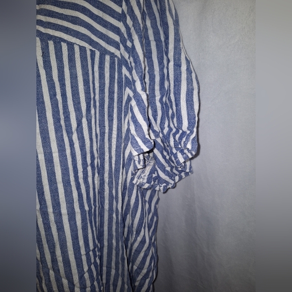 Terra&sky striped flowy blouse size 3X - Picture 2 of 5